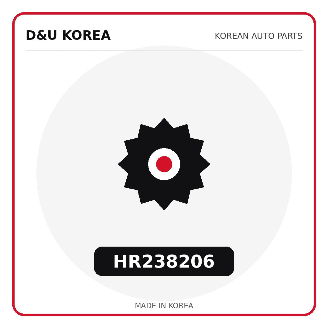 Genuine Mobis HR238206  for Korean vehicles | D&U Korea