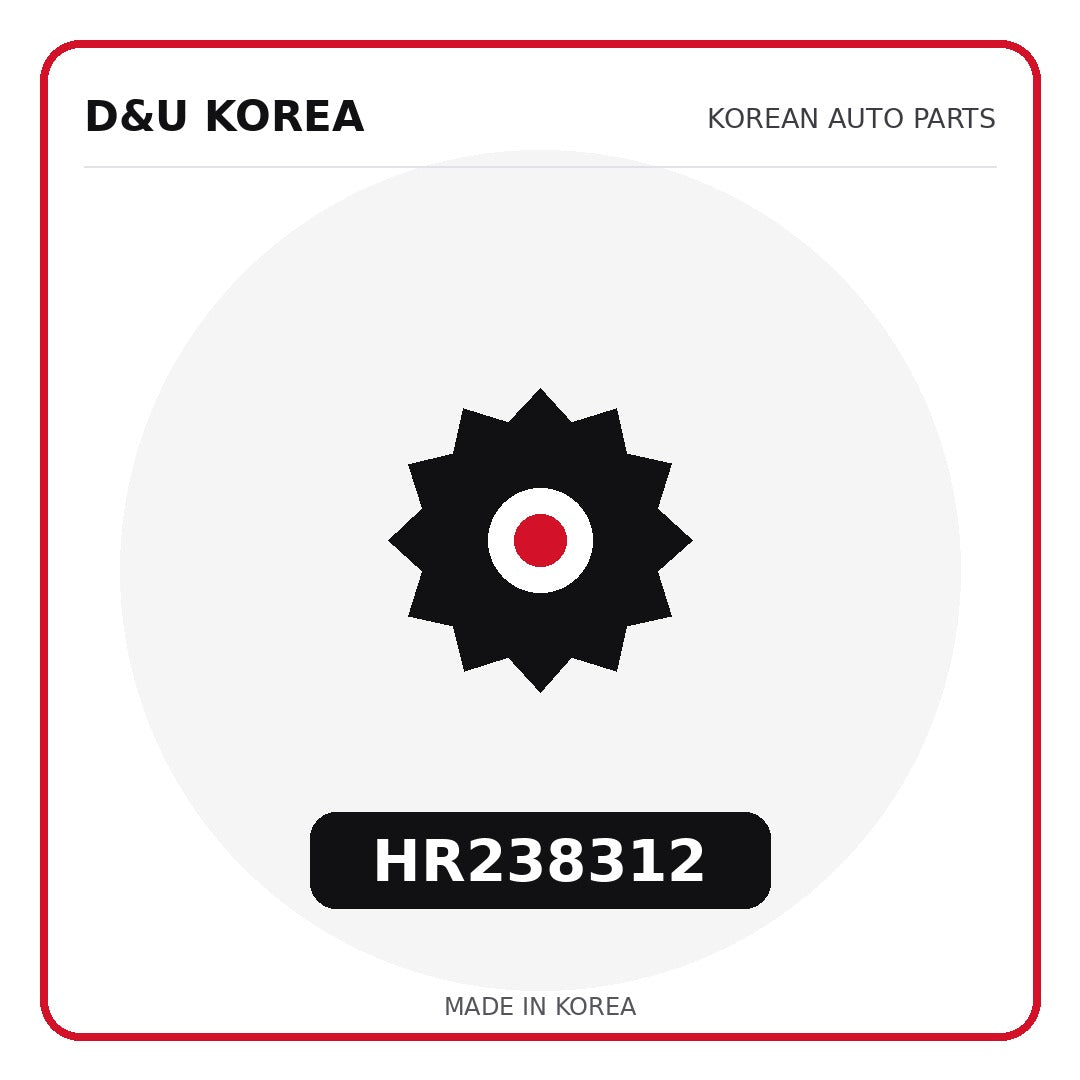 Genuine Mobis HR238312  for Korean vehicles | D&U Korea