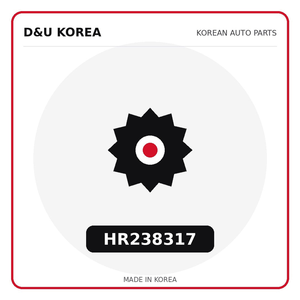 Genuine Mobis HR238317  for Korean vehicles | D&U Korea