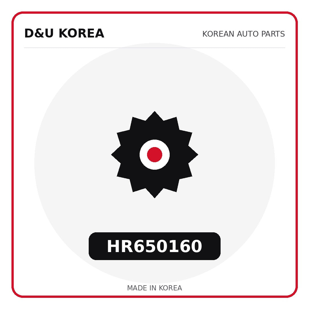 Genuine Mobis HR650160  for Korean vehicles | D&U Korea