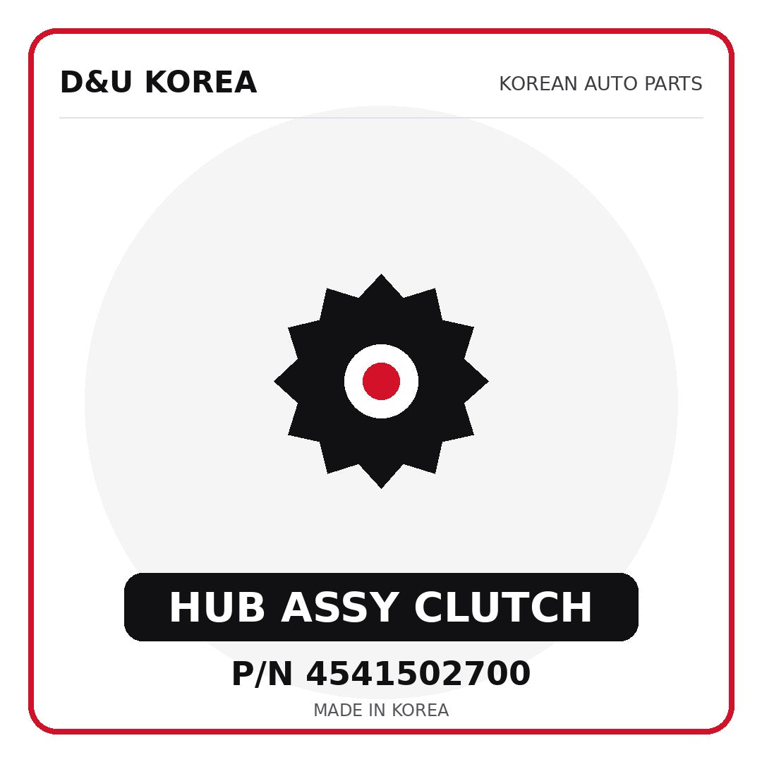 Genuine Mobis HUB ASSY CLUTCH 4541502700 for Korean vehicles | D&U Korea
