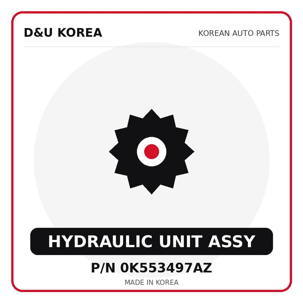 Genuine Mobis HYDRAULIC UNIT ASSY 0K553497AZ - Korean auto parts from D&U Korea