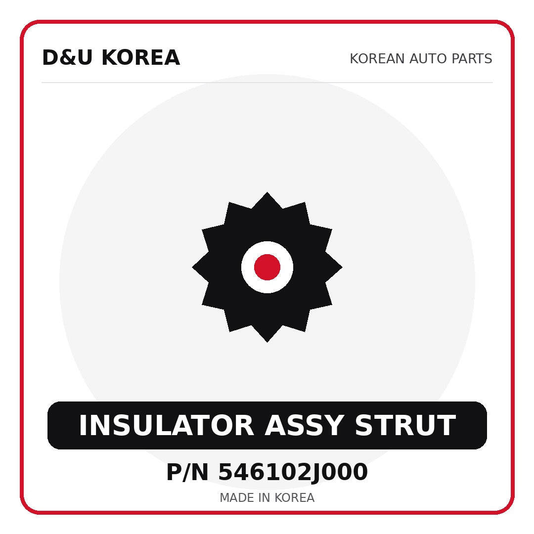 Genuine Mobis INSULATOR ASSY STRUT 546102J000 - Korean auto parts from D&U Korea