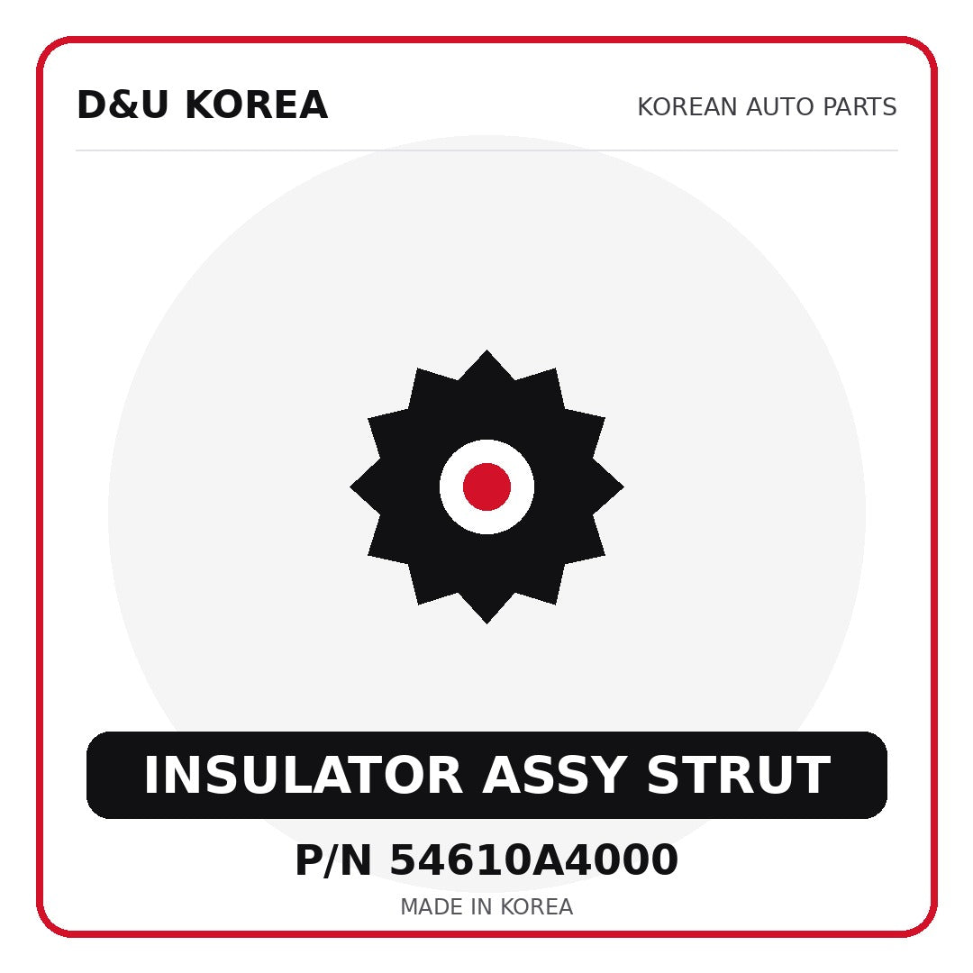 Genuine Mobis INSULATOR ASSY STRUT 54610A4000 - Korean auto parts from D&U Korea