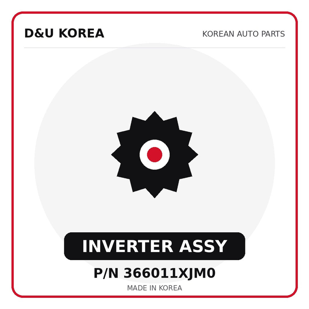 Genuine Mobis INVERTER ASSY 366011XJM0 - Korean auto parts from D&U Korea