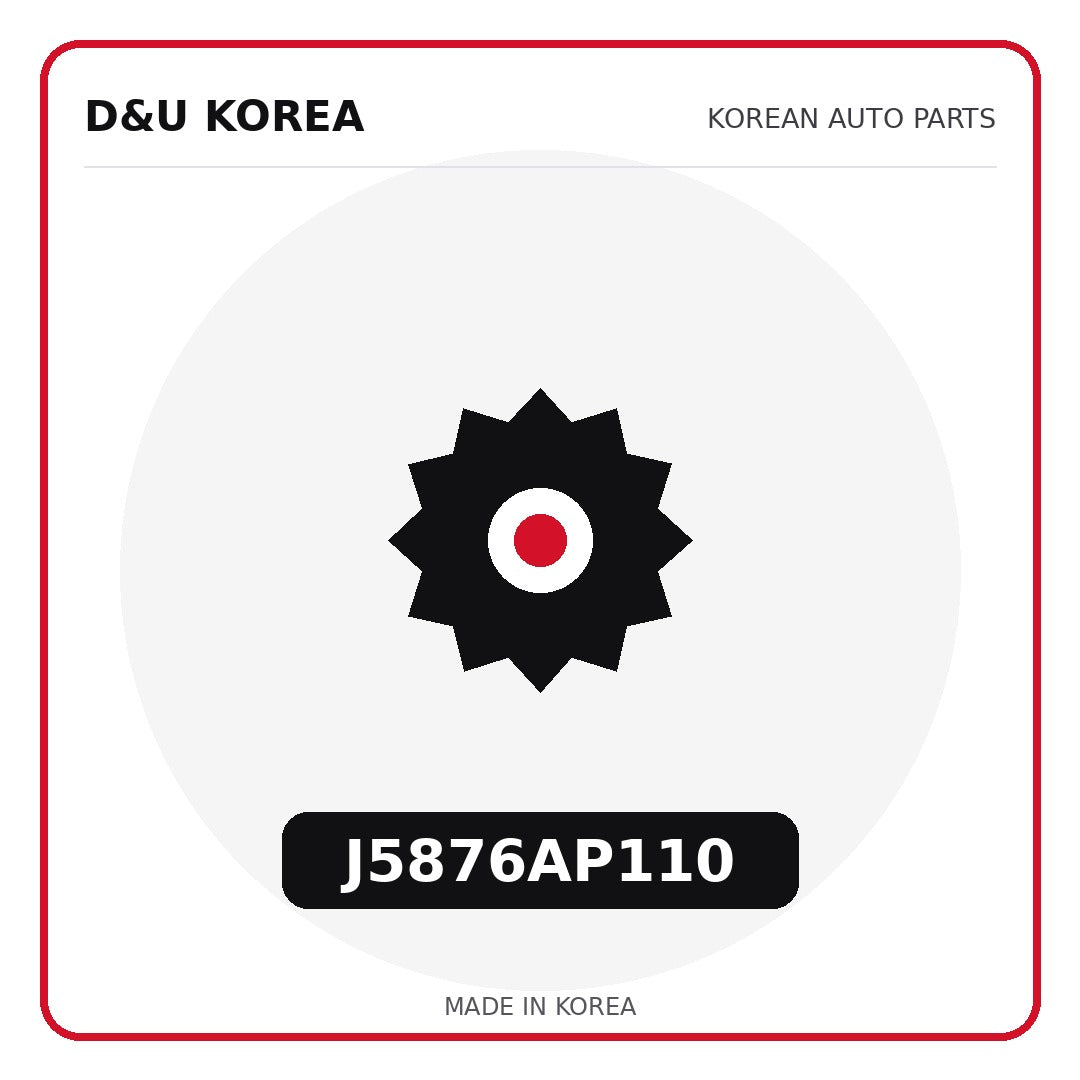 Genuine Mobis J5876AP110  for Korean vehicles | D&U Korea
