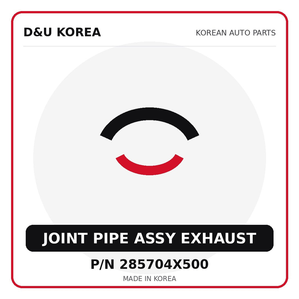 Genuine Mobis JOINT PIPE ASSY EXHAUST 285704X500 - Korean auto parts from D&U Korea