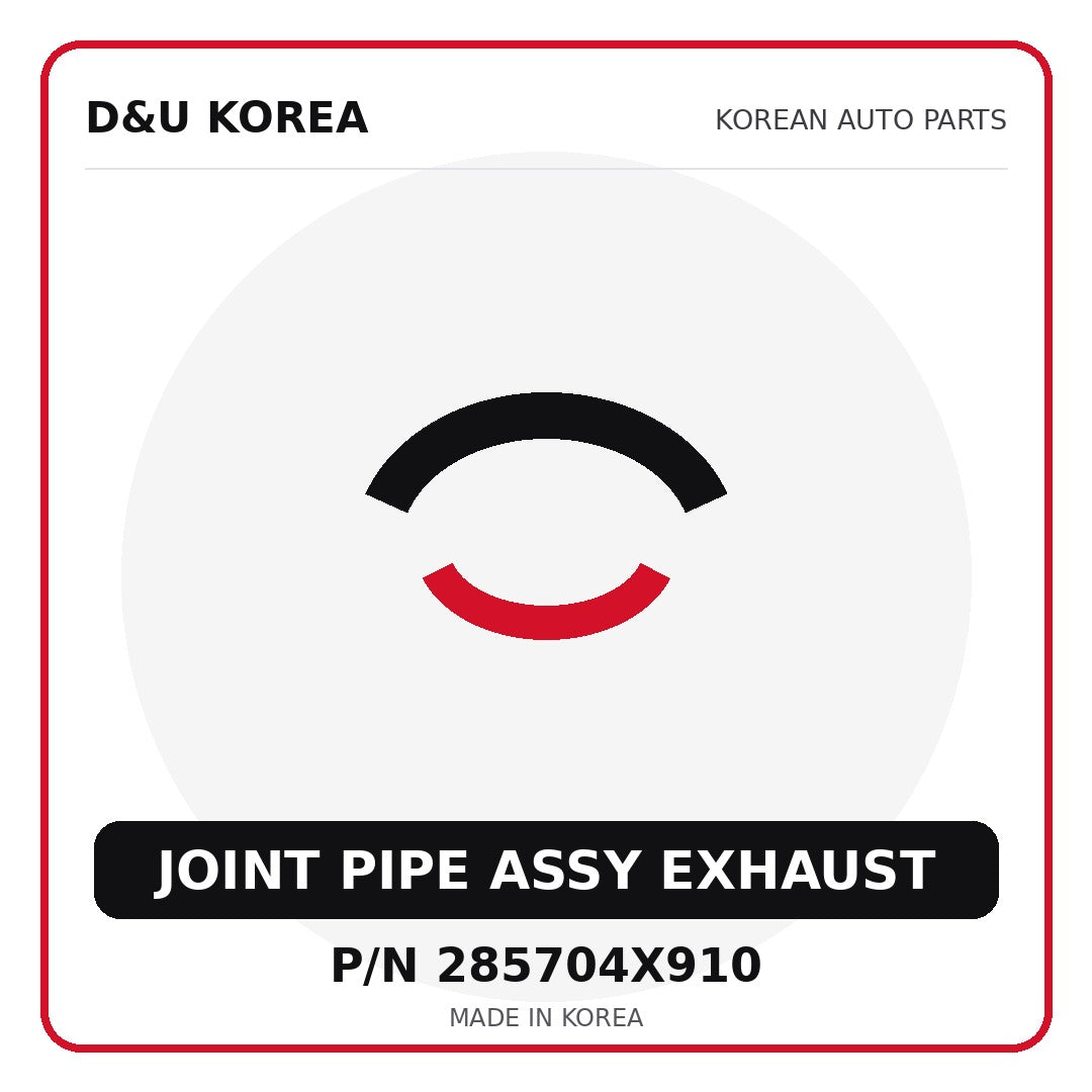 Genuine Mobis JOINT PIPE ASSY EXHAUST 285704X910 - Korean auto parts from D&U Korea
