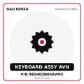 Genuine Mobis KEYBOARD ASSY AVN 965403N050VM5 for Korean vehicles | D&U Korea