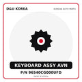 Genuine Mobis KEYBOARD ASSY AVN 96540CG000UFD for Korean vehicles | D&U Korea