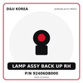 Genuine Mobis LAMP ASSY BACK UP RH 92406DB000 for Korean vehicles | D&U Korea