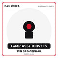 Genuine Mobis LAMP ASSY DRIVERS 928608KHA0 for Korean vehicles | D&U Korea