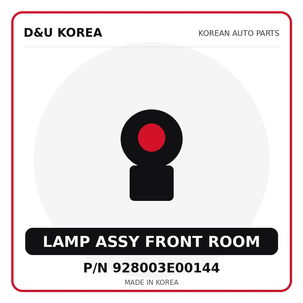 Genuine Mobis LAMP ASSY FRONT ROOM 928003E00144 for Korean vehicles | D&U Korea