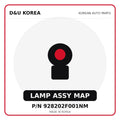 Genuine Mobis LAMP ASSY MAP 928202F001NM for Korean vehicles | D&U Korea