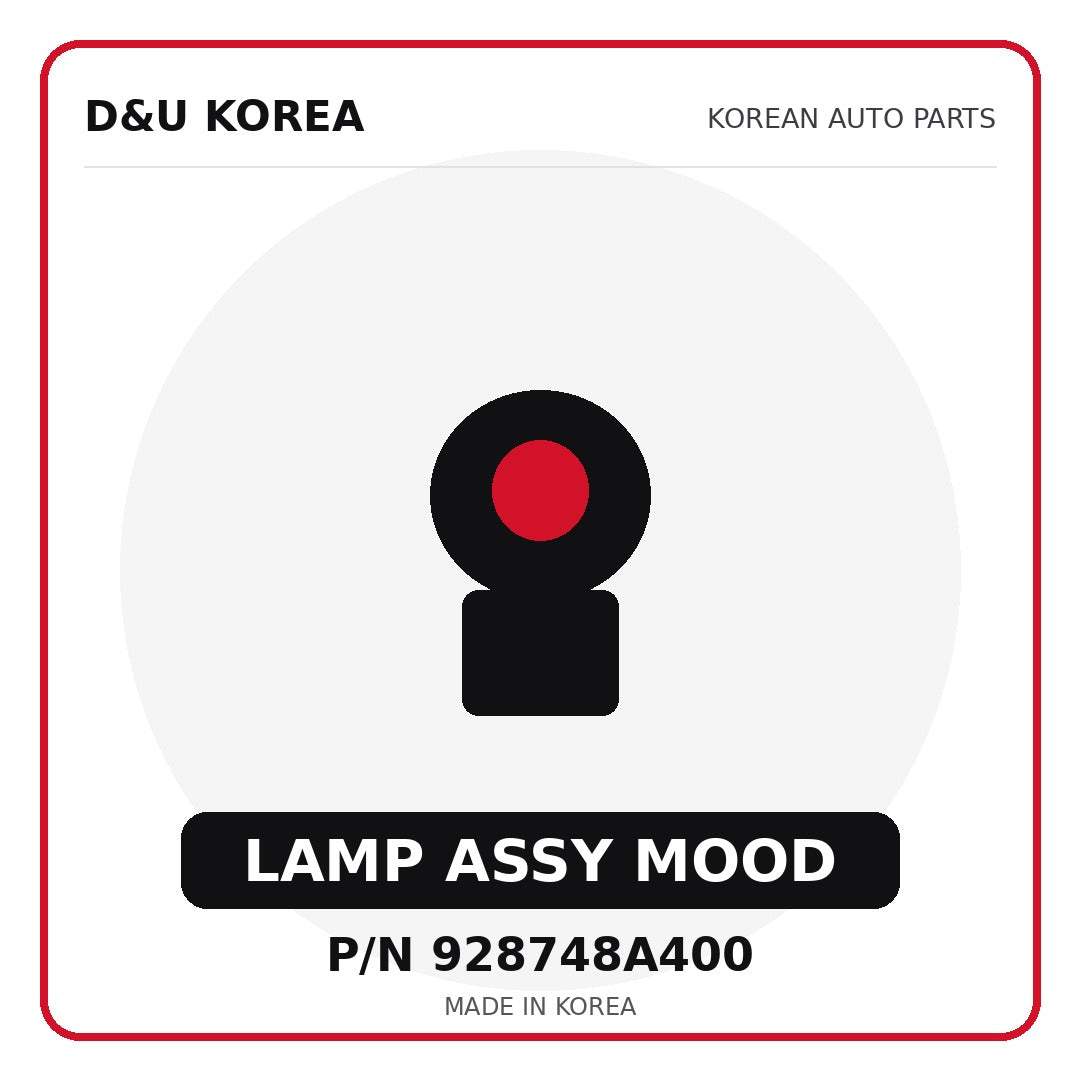Genuine Mobis LAMP ASSY MOOD 928748A400 for Korean vehicles | D&U Korea