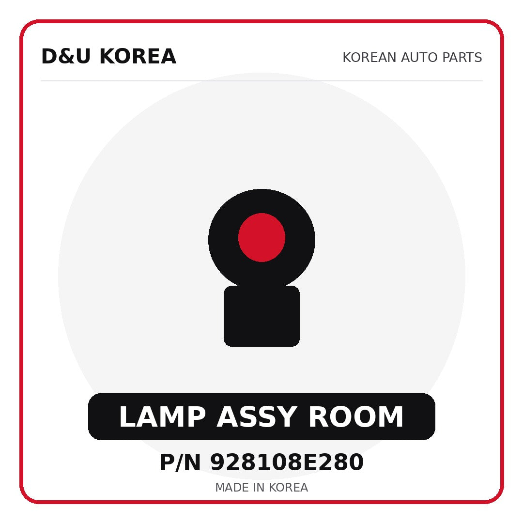 Genuine Mobis LAMP ASSY ROOM 928108E280 for Korean vehicles | D&U Korea