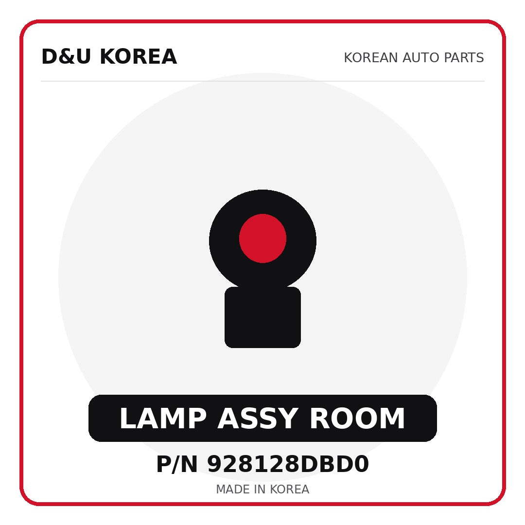 Genuine Mobis LAMP ASSY ROOM 928128DBD0 for Korean vehicles | D&U Korea