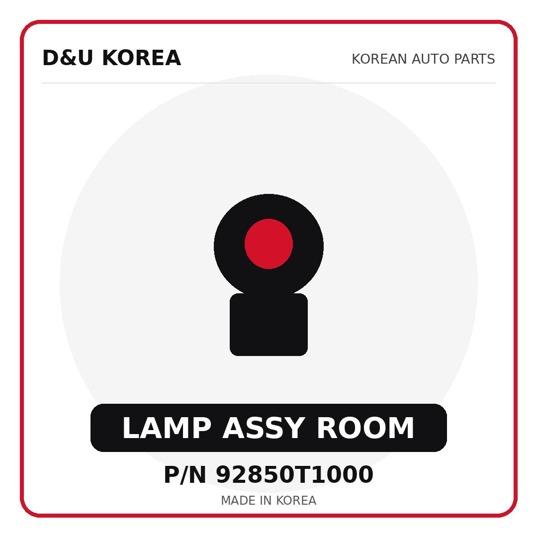Genuine Mobis LAMP ASSY ROOM 92850T1000 for Korean vehicles | D&U Korea