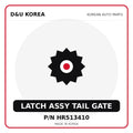 Genuine Mobis LATCH ASSY TAIL GATE HR513410 for Korean vehicles | D&U Korea