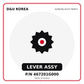 Genuine Mobis LEVER ASSY 467201G000 - Korean auto parts from D&U Korea