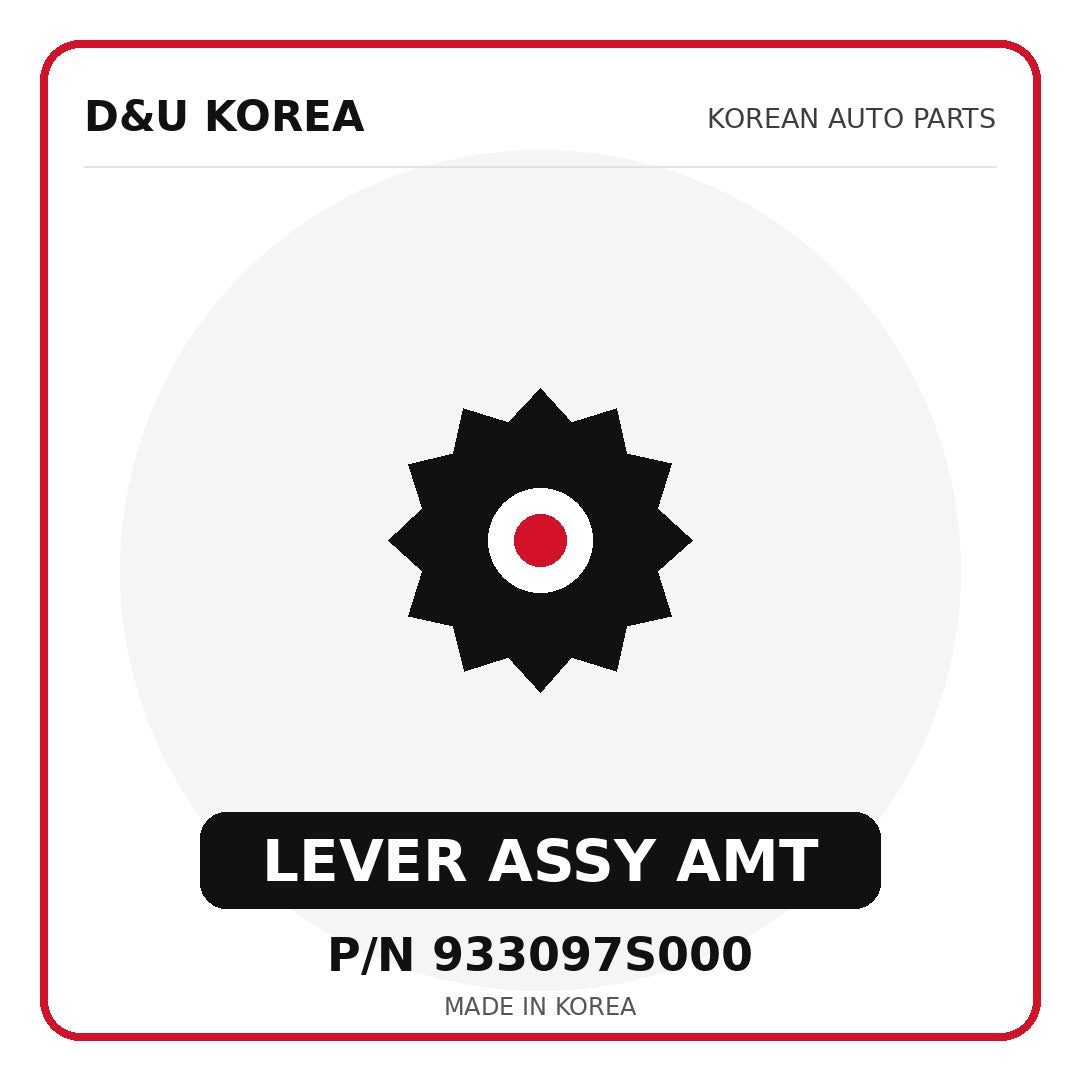 Genuine Mobis LEVER ASSY AMT 933097S000 for Korean vehicles | D&U Korea