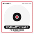 Genuine Mobis LEVER ASSY CHANGE 0K53C46100B - Korean auto parts from D&U Korea