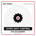 Genuine Mobis LEVER ASSY CONTROL 4371049804 - Korean auto parts from D&U Korea