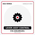 Genuine Mobis LEVER ASSY CONTROL 43810M1001 for Korean vehicles | D&U Korea