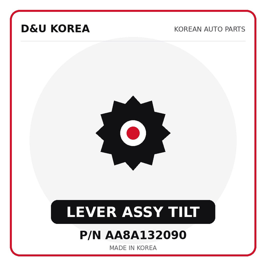 Genuine Mobis LEVER ASSY TILT AA8A132090 for Korean vehicles | D&U Korea