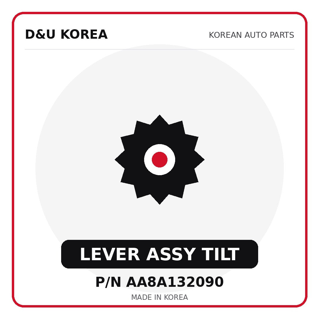 Genuine Mobis LEVER ASSY TILT AA8A132090 for Korean vehicles | D&U Korea