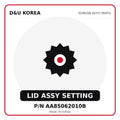 Genuine Mobis LID ASSY SETTING AA85062010B for Korean vehicles | D&U Korea
