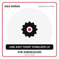 Genuine Mobis LINK ASSY FRONT STABILIZER LH 548301G100 for Korean vehicles | D&U Korea
