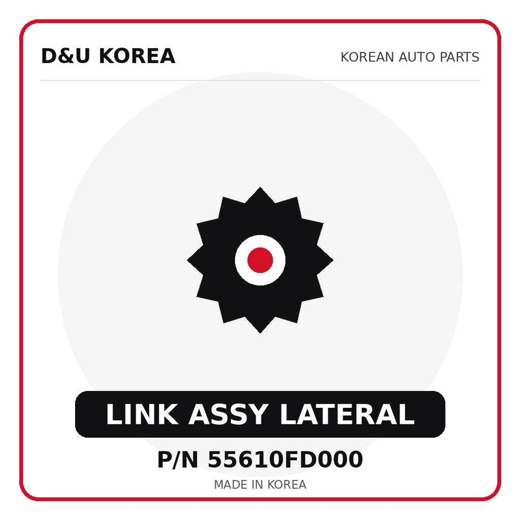 Genuine Mobis LINK ASSY LATERAL 55610FD000 for Korean vehicles | D&U Korea