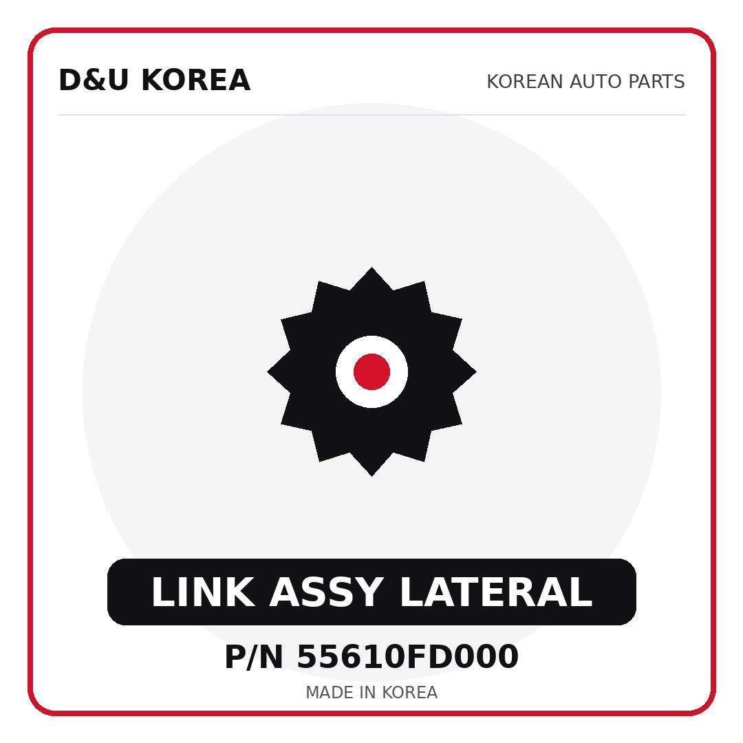 Genuine Mobis LINK ASSY LATERAL 55610FD000 for Korean vehicles | D&U Korea