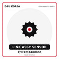 Genuine Mobis LINK ASSY SENSOR 92194G8000 for Korean vehicles | D&U Korea