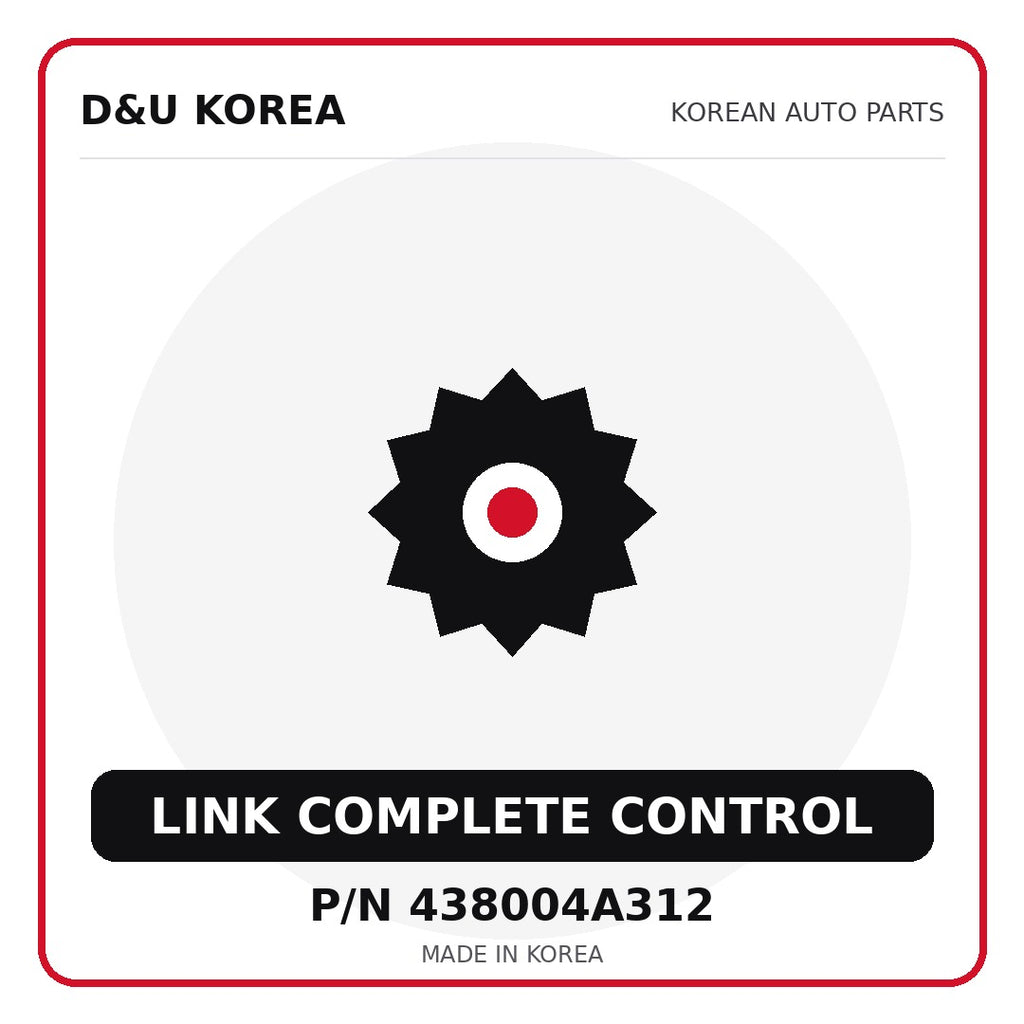 Genuine Mobis LINK COMPLETE CONTROL 438004A312 - Korean auto parts from D&U Korea