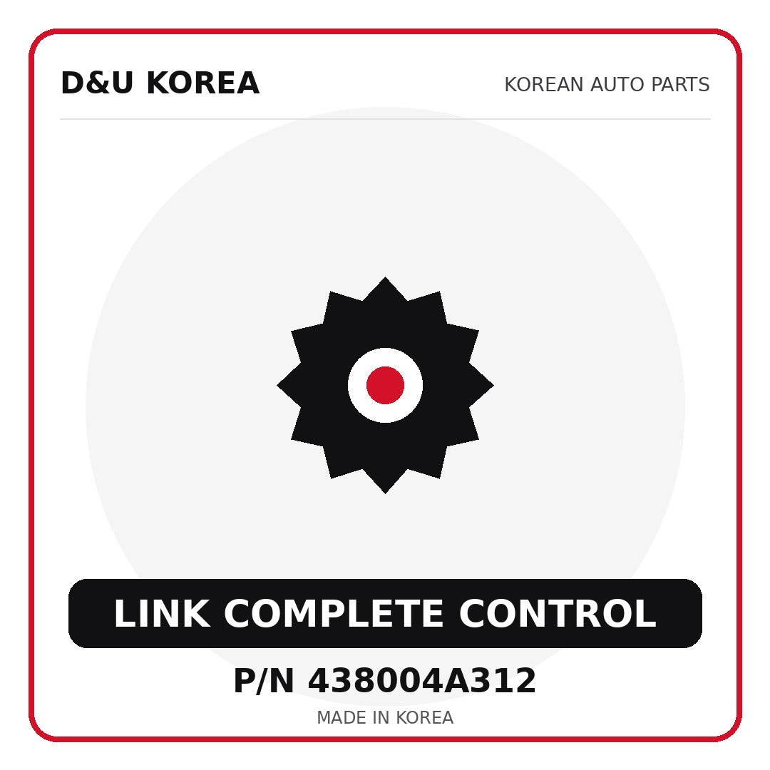 Genuine Mobis LINK COMPLETE CONTROL 438004A312 - Korean auto parts from D&U Korea