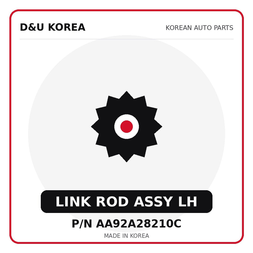 Genuine Mobis LINK ROD ASSY LH AA92A28210C for Korean vehicles | D&U Korea