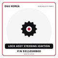 Genuine Mobis LOCK ASSY STEERING IGNITION 931105MB00 for Korean vehicles | D&U Korea