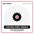 Genuine Mobis LOUVER ASSY SINGLE 997915A500 for Korean vehicles | D&U Korea