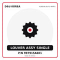 Genuine Mobis LOUVER ASSY SINGLE 997915A601 for Korean vehicles | D&U Korea