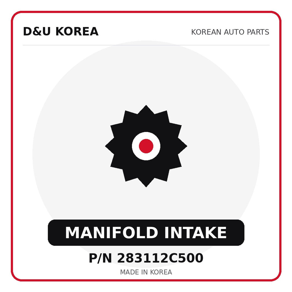 Genuine Mobis MANIFOLD INTAKE 283112C500 - Korean auto parts from D&U Korea