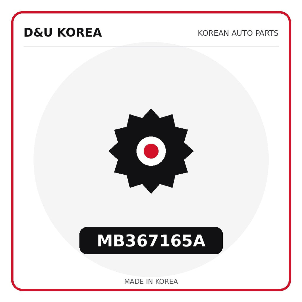 Genuine Mobis MB367165A  for Korean vehicles | D&U Korea