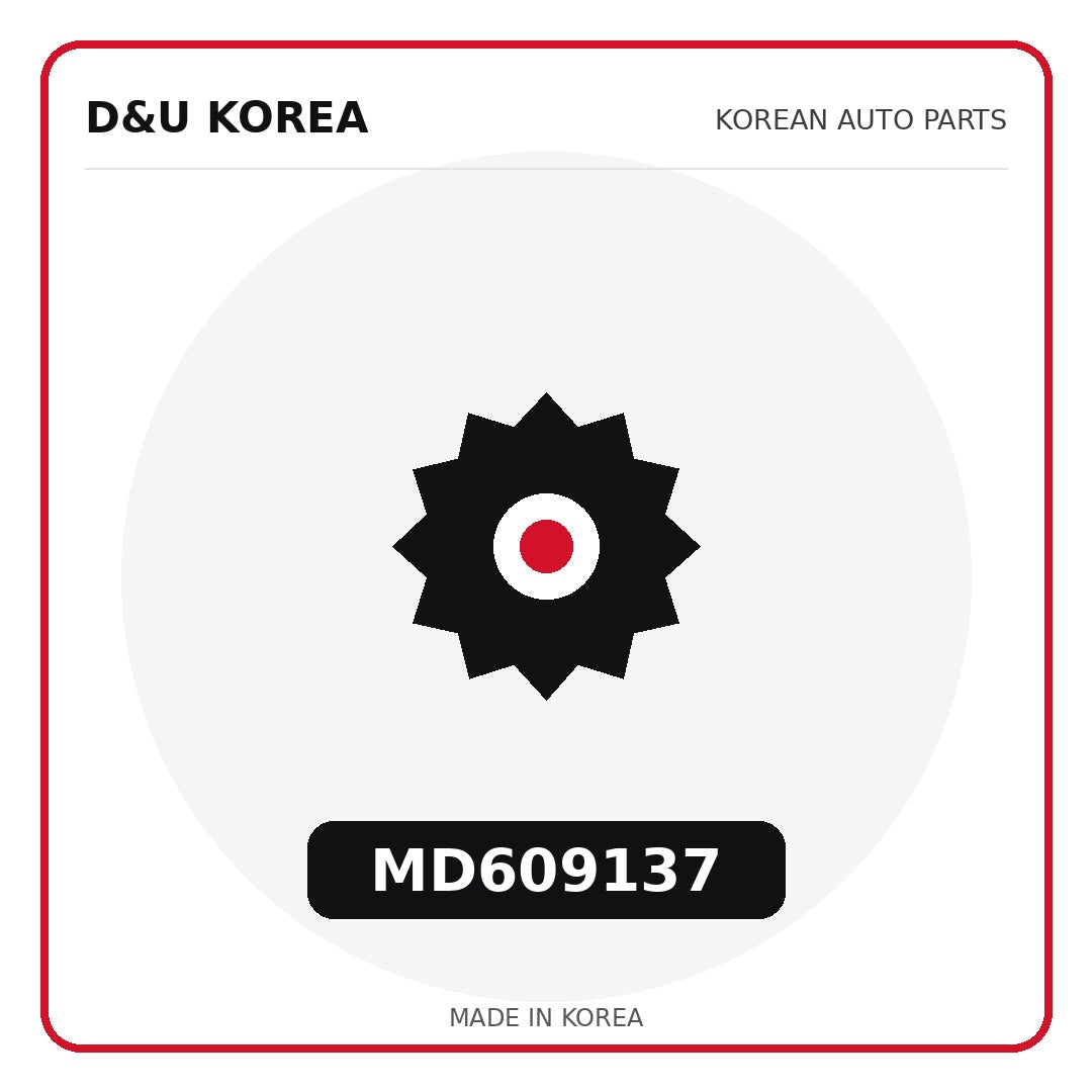 Genuine Mobis MD609137  for Korean vehicles | D&U Korea