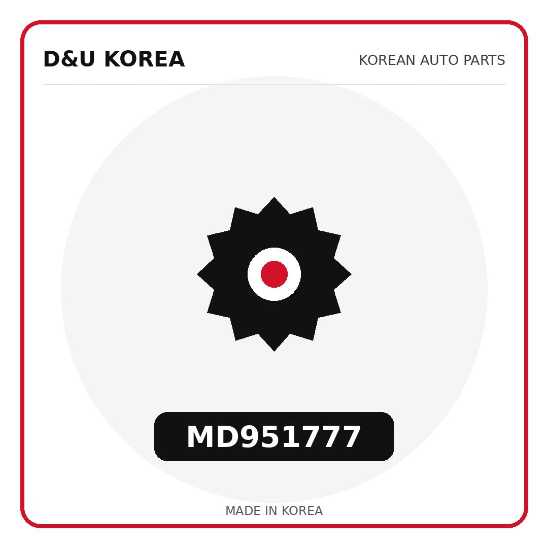 Genuine Mobis MD951777  for Korean vehicles | D&U Korea