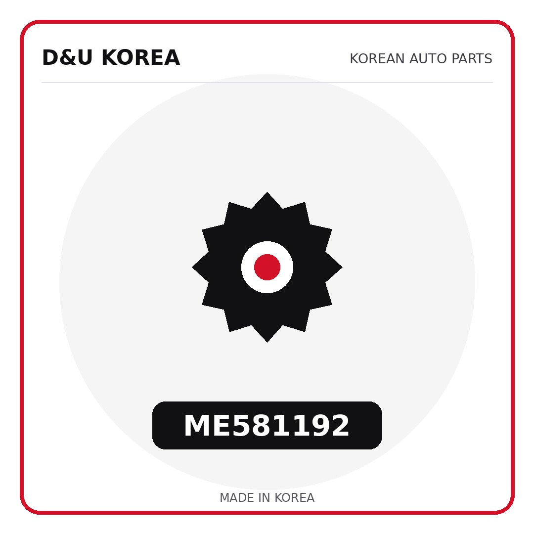 Genuine Mobis ME581192  for Korean vehicles | D&U Korea