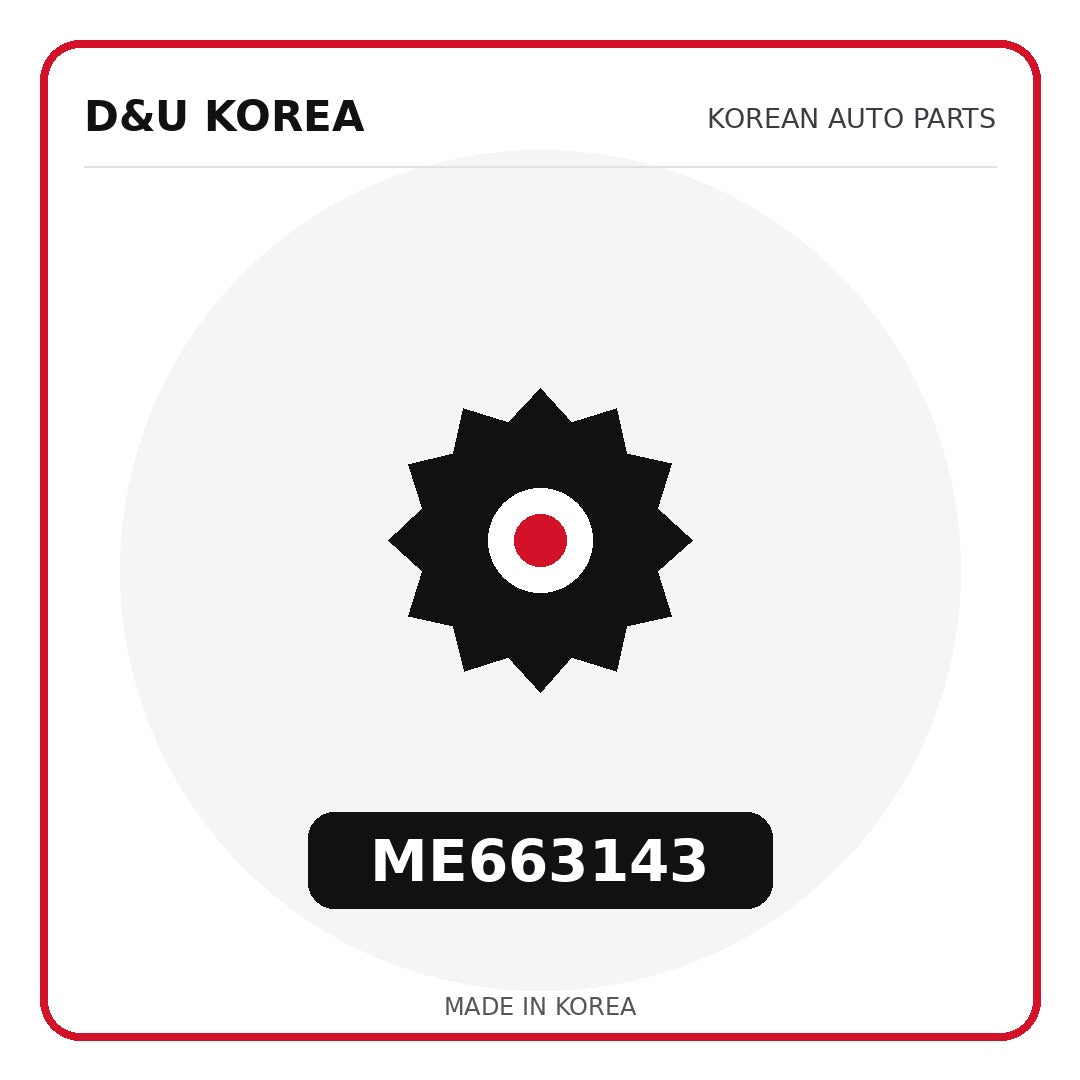 Genuine Mobis ME663143  for Korean vehicles | D&U Korea