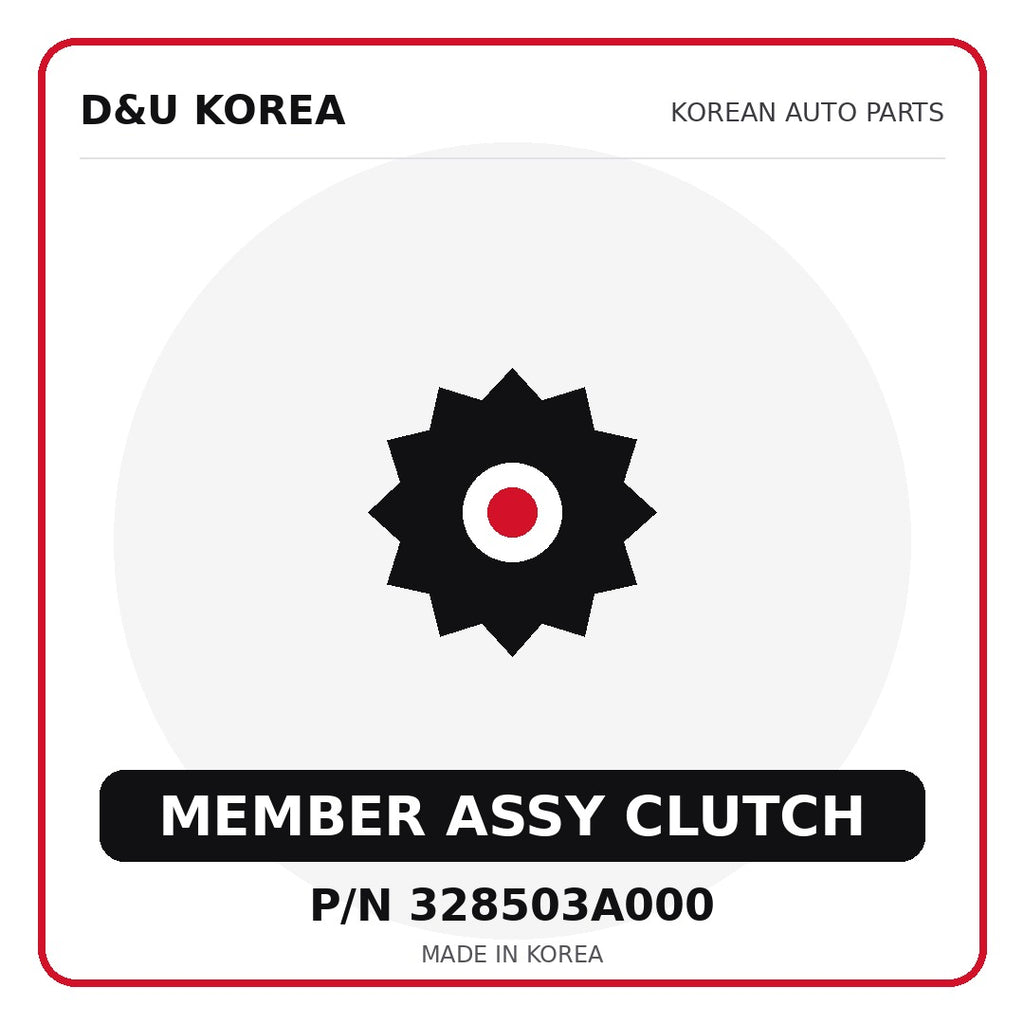 Genuine Mobis MEMBER ASSY CLUTCH 328503A000 - Korean auto parts from D&U Korea