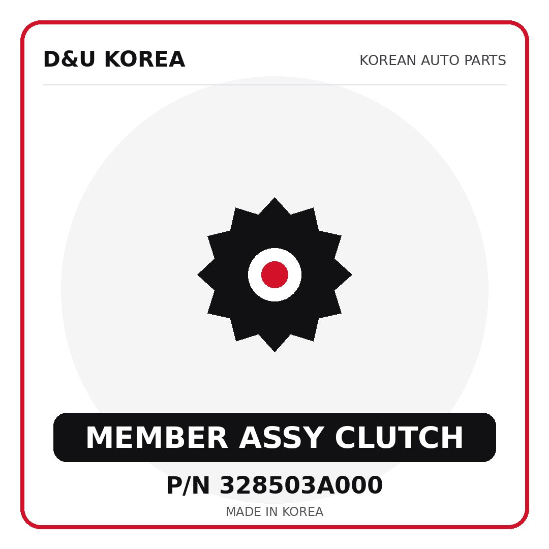 Genuine Mobis MEMBER ASSY CLUTCH 328503A000 - Korean auto parts from D&U Korea