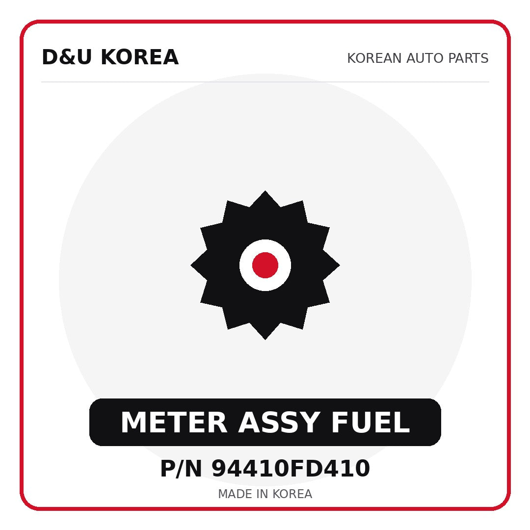 Genuine Mobis METER ASSY FUEL 94410FD410 for Korean vehicles | D&U Korea